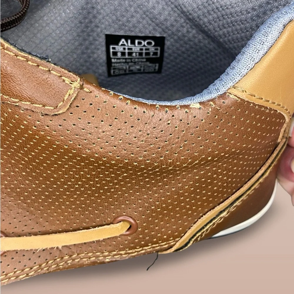 Aldo brown leather